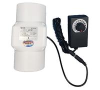 SDNI-L Ventilateur Conduit en Ligne 3" 75Mm Extracteur Tube Ventilateurs Ventilation Diffuseur d'air Circulation D'échappement pour Tente Culture Plafond Mur sous-Sol Salle Bain