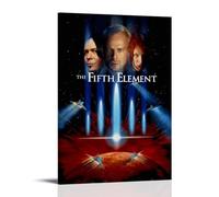 sdnkbro Poster classique du film The Fifth Element Bruce Willis - Impression sur toile - Décoration murale moderne pour chambre à coucher - 50 x 75 cm