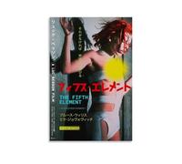 sdnkbro Poster de film classique The Fifth Element de Future City - Impression sur toile - Impression d'art moderne pour chambre à coucher - 20 x 30 cm