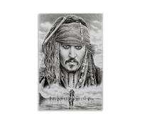 sdnkbro Poster décoratif sur toile pour chambre à coucher - Motif de pirates des Caraïbes - 40 x 60 cm