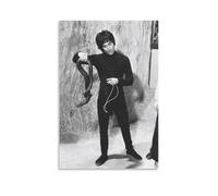 sdnkbro Poster vintage Bruce Lee Jeet Kune Do Master Bruce Lee King Cobra sur toile - Affiches murales décoratives modernes pour chambre à coucher (50 x 75 cm)