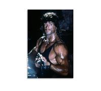 sdnkbro Sylvester Stallone - Poster sur toile de style Rambo, acteur, bodybuilding, décoration murale moderne pour salon, chambre à coucher, 20 x 30 cm, sans cadre