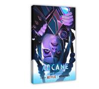 SDOBVDZ Jinx Poster sur toile Arcane League of Legends - Décoration de chambre à coucher, bureau, chambre, cadeau (60 x 90 cm)