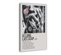 SDOBVDZ Poster sur toile ASAP Rocky AT.LONG.LAST.A$AP - Décoration murale pour salon, chambre à coucher - 50 x 75 cm