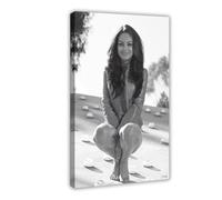 SDOBVDZ Poster sur toile de l'actrice Mila Kunis (18) - Décoration pour chambre à coucher, bureau, chambre - Cadeau - 60 x 90 cm