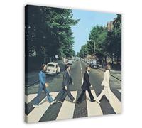 SDOBVDZ Poster sur toile de l'album The Beatles Abbey Road - Décoration murale pour salon, chambre à coucher - 50 x 50 cm