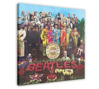SDOBVDZ Poster sur toile The Beatles Sgt. Pepper's Lonely Hearts Club Band - Décoration murale pour salon, chambre à coucher - 70 x 70 cm
