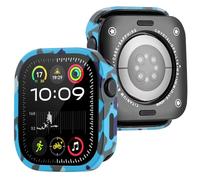 SDOCEBF Protecteur d'écran 3 en 1 pour Apple Watch Series 11/10 46 mm, coque en aluminium ultra fine et légère avec film en verre trempé intégré, coque pare-chocs avant et arrière pour homme et femme