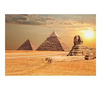SDOTPMT 10x6.5ft Sunset égyptien Polyester bandoulière Panorama Egypte Andromède Pyramide Fond Egypte Voyage bannière Anniversaire décoration de fête Tournage vidéo Studio Prop