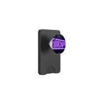 SDP Enseigne néon Violet PopSockets PopWallet pour MagSafe