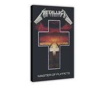 SDPOUGVY Metallica Poster sur toile pour album de musique Master of Puppets - Décoration murale pour salon, chambre à coucher - 40 x 60 cm