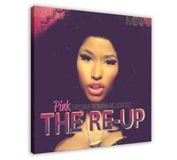 SDPOUGVY Poster sur toile Nicki Minaj Pink Friday Roman Reloaded The Re-Up - Décoration murale pour salon, chambre à coucher - 70 x 70 cm