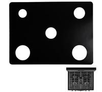 SDRZJX Protection de dessus de cuisinière compatible avec cuisinière à gaz Whirlpool 5 brûleurs WFG540H0ES/0/1 WFG540H0EB0/1 WFG540H0EH0/1 WFG540H0EE0/1 WFG540H0EW0/1 0,5 mm d'épaisseur, lavable et