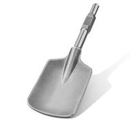 SDS HEX Ciseau à pelle 140 x 440 mm - Embout hexagonal 30 mm - Ciseau à asphalte HEX avec mallette en plastique - Compatible avec marteau de démolition - Outil précis et robuste pour maçonnerie