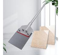 Sds Max Ciseau à spatule pour colle Tapis Ciseau Grattoir à sol en acier pour carrelage Enlèvement de sol Ciseau à spatule Ciseau large Ciseau à spatule Céramique Carreaux muraux Grattoir