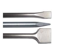 SDS MAX - Jeu de burins pointus - 400 mm de long - 25 x 400 mm et 50 x 400 mm