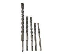 SDS Plus foret à maçonnerie à pointe croisée ensemble de 5 pièces, 20mm 18mm 16mm 14mm 12mm for béton de brique de maçonnerie
