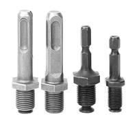 SDS Plus Mandrin Adaptateur Magnétique 4 Pièces Hexagonal Tête Ronde Conversion Rapide pour Perceuse Électrique Bricolage Professionnel
