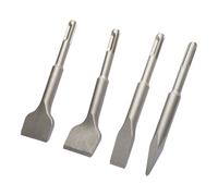 SDS PLUS tige électrique marteau maçonnerie Point rainure plat ciseau outils mur roche foret pour carrelage ciment béton brique pierre 4PCS