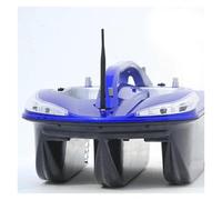 SDSKZOZP Bateau de pêche à télécommande Intelligente sans Fil 2,4 GHz, détecteur Poissons GPS, croisière Automatique, triade(Blue)