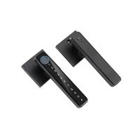 SDSKZOZP Serrure biométrique à empreintes digitales for porte de maison intelligente, mot passe, serrure numérique électronique, contrôle par application, boutons d'entrée(Black TTLOCK APP)