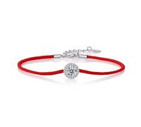 SDSLKAVHZ Fashion mossanite bracelet Cordon Rouge, réglable, bracelet charme en argent s925 pour couple