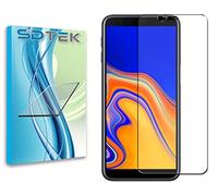 SDTEK *2 Pack Protection écran pour Samsung Galaxy J6 + Plus Verre Trempé Résistant aux éraflures Glass Screen Protector Vitre Tempered Film Protecteur