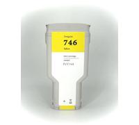 sDtESNB Cartouche d'encre Compatible avec l'imprimante Format à Jet d'encre Postscript 746 Designjet Z6 Z9(300ML Y)