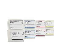 sDtESNB Cartouche d'encre Compatible avec T44C1 T44C2 T44C3 T44C4 SJIC36P, avec Encre pigmentée Compatible avec imprimante d'étiquettes CW C6500Ae CW C6500Pe EUR(Black)