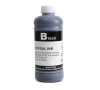 sDtESNB Recharge d'encre Universelle de 500ml, Compatible avec l'encre à Colorant d'imprimante T1711 T2001 T1661 T2551 T2991 T410 T8651 7921 7931 220 7891 7901(500ML Dye Ink-BK)