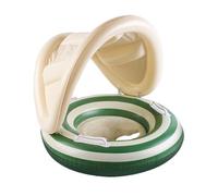 Sdtgrtht Bouee Bebe avec Canopée, 57x49cm, PVC, Chaise Flottante Réglable D'Entraînement De Nage, Flotteur De Natation pour Bébé, Idéale pour La Piscine 0-4 Ans La Plage, Fête