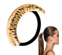 Sdtgrtht Manchette de queue de cheval en métal, manchette de cheveux en | métal | Support de poney de manchette de queue de cheval en | Accessoire élégant et pour de cheveux pour petite