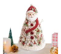 Sdtgrtht Père Noël arbre de Noël perlage art mignon centre de table projet | Arbre de Noël perlé Père Noël Art pour étudiants, femmes, enfants, maison, école, salle de classe
