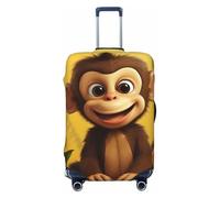 SDTYKHJ Housse de protection pour bagages de voyage tendance en élasthanne lavable anti-rayures pour valises de 45,7 à 81,3 cm, Noir , XL