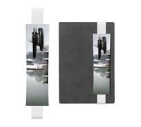 SDTYKHJ Porte-stylo en cuir avec bande élastique pour ordinateur portable, carnet d'hiver en Corée, pochette à stylo, porte-stylo, marque-page, convient pour ordinateurs portables de 20,3 cm à 10",