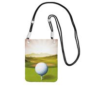 SDTYKHJ Sac à main pour téléphone portable, sac à bandoulière étanche pour téléphone portable, sac à bandoulière pour femme, noir, taille unique