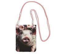 SDTYKHJ Sac à main pour téléphone portable, sac à bandoulière souriant étanche pour téléphone portable, sac à main à bandoulière pour femme