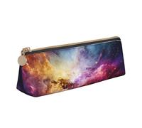SDTYKHJ Trousse à crayons nébuleuse et galaxie dans l'univers - Grande trousse à crayons portable pour pièces de monnaie - Esthétique - Trousse de maquillage en cuir