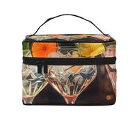 SDTYKHJ Trousse de maquillage pour femme - Trousse de toilette de voyage - Organisateur de maquillage avec poignée