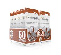 SDU SPECIALISTIDELLUDITO Lot de 60 piles modèle 312 marron (PR41) - 10 paquets de 6 piles pour appareils acoustiques 1,45 V - Piles acoustiques Rayovac Varta Extra