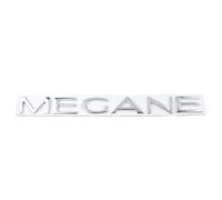 SDUEYZS Voiture 3D métal EmblèMe Autocollant pour Renault Megane Auto arrière Badge Accessoires,White-A