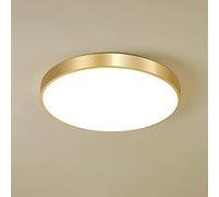 SDUYTDG LED 18-54W Plafonnier 6000K Profil Bas Encastré Luminaire Lumière Froide Couloir Allée Lampe avec Abat-Jour Acrylique Lumière 30-60cm Or