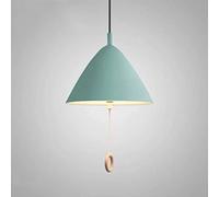 SDUYTDG Macaron Couleur Mate Suspension pour Lampe de Foyer avec Interrupteur à Tirette Forme de Parapluie Lampe Suspendue au Plafond pour Cuisine Lustre éclairage au-Dessus de l'île plafonnier