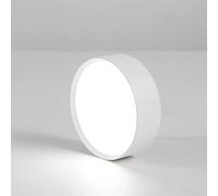 SDUYTDG Spot LED Ultra Mince Monté en Surface Dimmable sans Ouverture 7W 12W 15W Garniture D'éclairage Encastré Plafonnier Ultra Mince Blanc/Noir