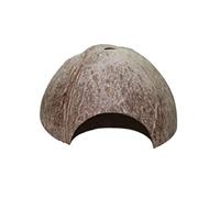 SDVantage Cachette de noix de coco pour reptile, décoration d'habitat pour serpent, lézard, poisson, araignée, accessoires de décoration
