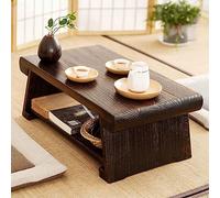 SDVantage Tatami End Table - Table pliante multifonction en bois, légère, portable, pour voyage, pique-nique, méditation, etc. B-80 cm