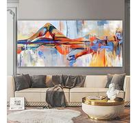 SDVIB Coloré femme endormie image pour salon abstrait mur Art imprime affiches toile décor moderne 70x160 cm sans cadre
