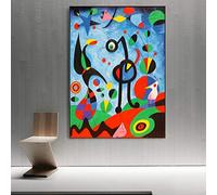 SDVIB Le Jardin 1925 par Joan Miro Toile Peintures Mur Art Affiches Et Gravures Joan Miro Célèbre Art Toile Photos Pour Salon 40x60 cm Sans Cadre