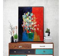 SDVIB Nicolas de Stael Abstrait Toile Peintures Fleurs Affiches et Gravures Mur Art Photo pour Salon Décoration Murale 60x90cm Sans Cadre