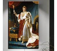 SDVIB Portrait de Napoléon Peintures à l'huile classiques Impression sur toile Impressions d'art de la Cour Photos murales pour la décoration murale du salon23,6 "x 35,4" (60x90cm) Pas de cadre